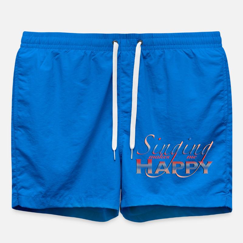 Singen spruch singer - Swim Trunks - cobalt blue