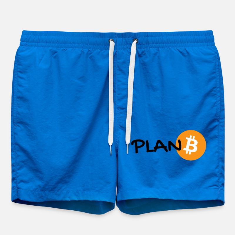plan B - bitcoin Plan Bitcoin - Hoodl - Short de bain - cobalt blue