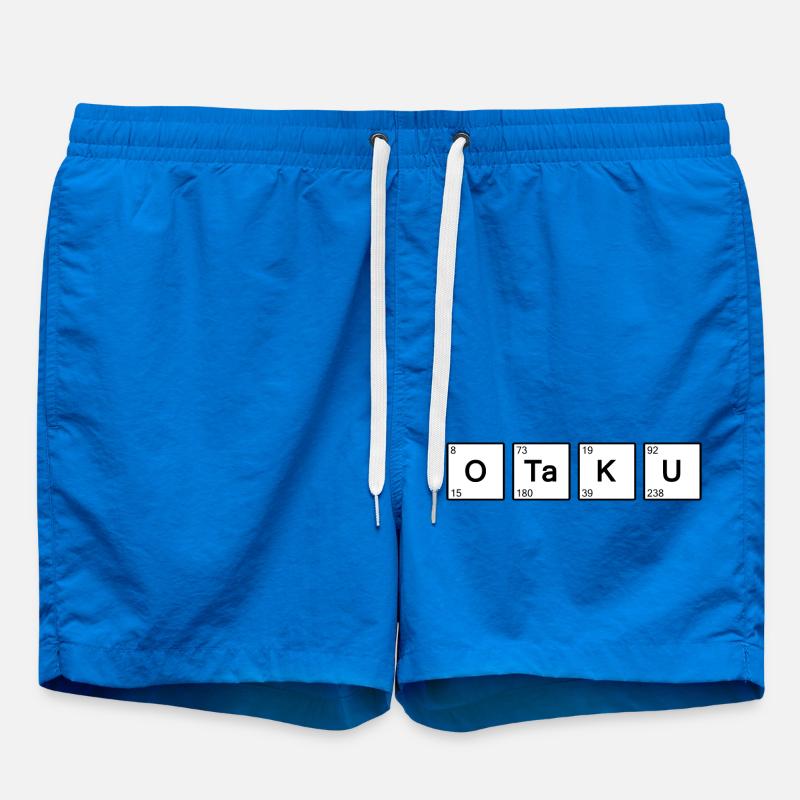 OTAKU Atomique Typographie Élémentaire - Short de bain - cobalt blue