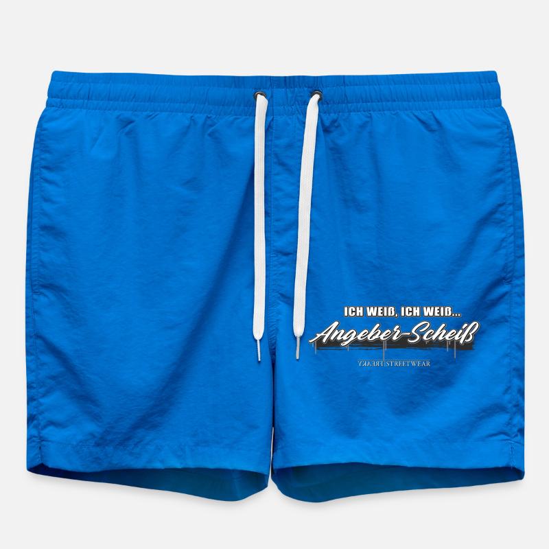 Angeber Scheiß - Badeshorts - Cobalt blue