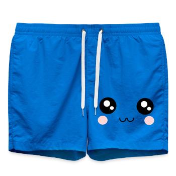 Kawaii Gesicht lustig - Badeshorts - Cobalt blue - Vorne