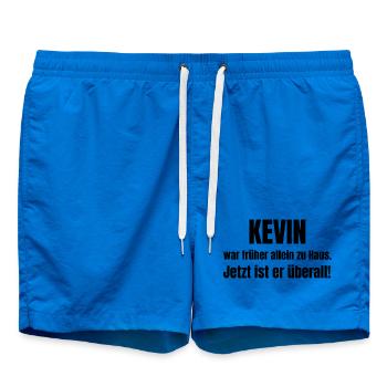 Kevin war früher allein zuhaus - Badeshorts - Cobalt blue - Vorne