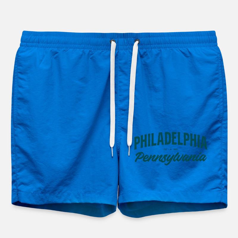 Philadelphia Script Pennsylvania - Swim Trunks - cobalt blue