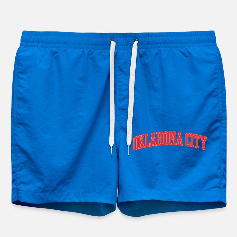 Lettrage Varsity d’Oklahoma City - Short de bain - cobalt blue