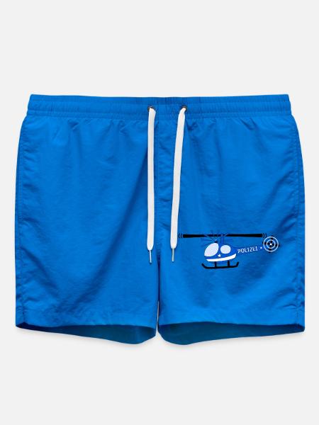 Hubschrauber Polizei Kinder - Badeshorts - Cobalt blue