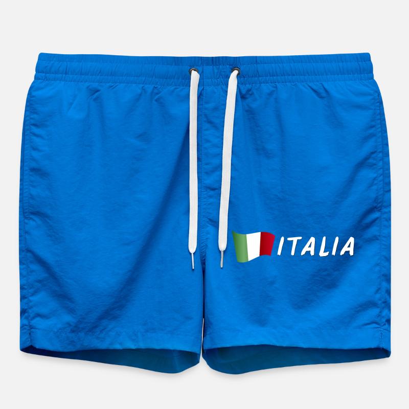 Lettrage ITALIA avec drapeau - Short de bain - cobalt blue