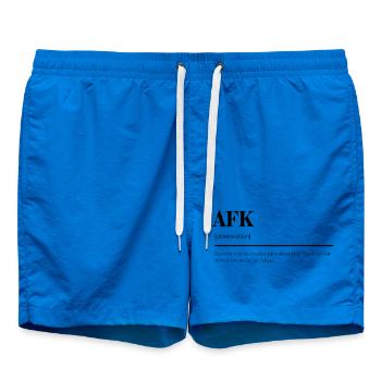 Définition humoristique de l'AFK' Gamer - Short de bain - cobalt blue - Devant