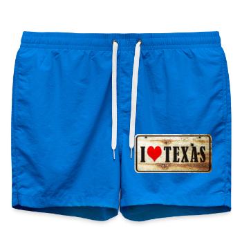 J'adore le Texas - Short de bain - cobalt blue - Devant