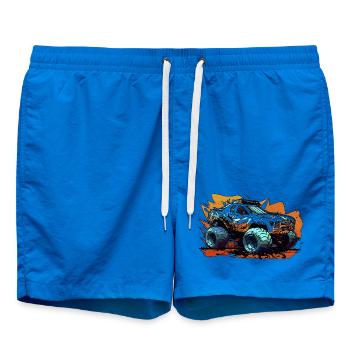 MonsterTruck Offroad Chaos - Badeshorts - Cobalt blue - Vorne