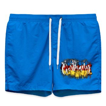 Drapeau de l’Allemagne Noir, Or Rouge Fierté Nationale - Short de bain - cobalt blue - Devant