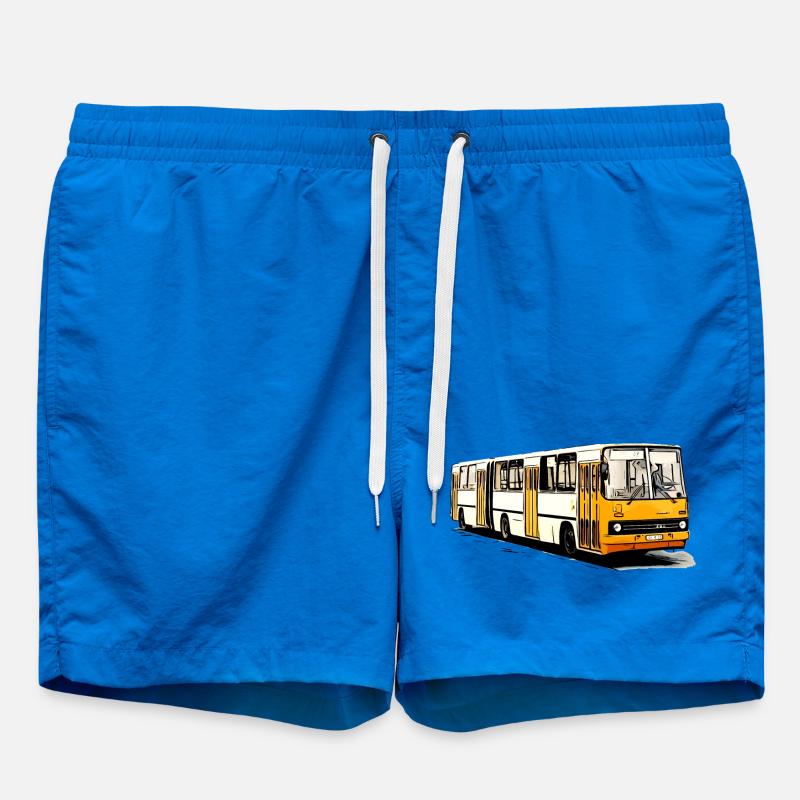 Bus articulé Ikarus jaune blanc - Short de bain - cobalt blue