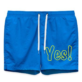 Yes Yellow - Badeshorts - Cobalt blue - Vorne