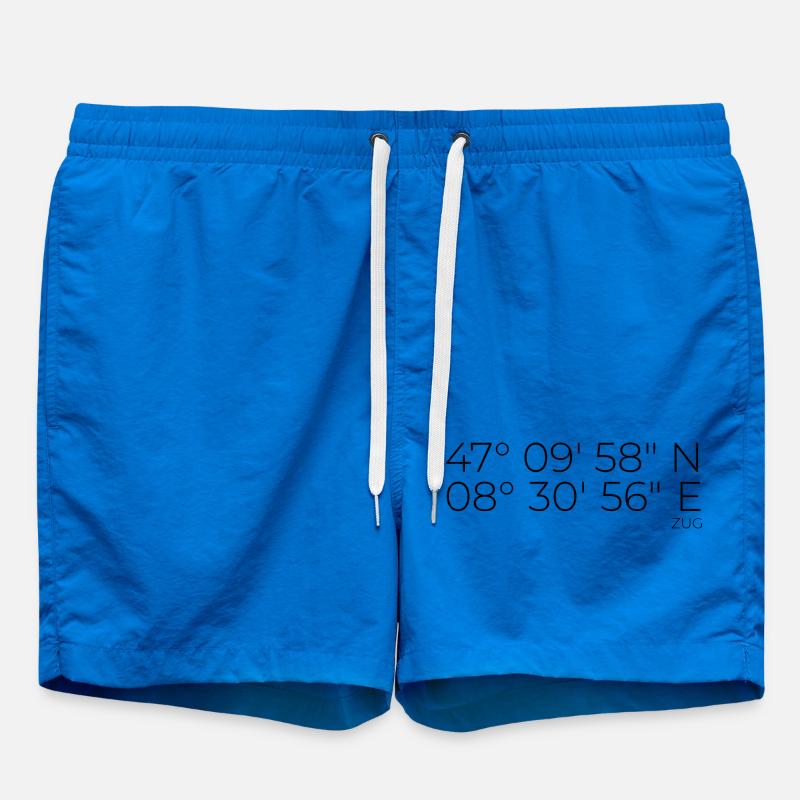 Train coordinates - Swim Trunks - cobalt blue