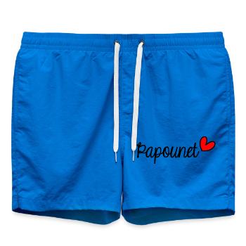 PAPOUNET. DAD. FATHER'S DAY. HAPPY FATHER'S DAY - Swim Trunks - cobalt blue - Front