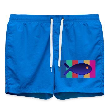 Fisch - Badeshorts - Cobalt blue - Vorne