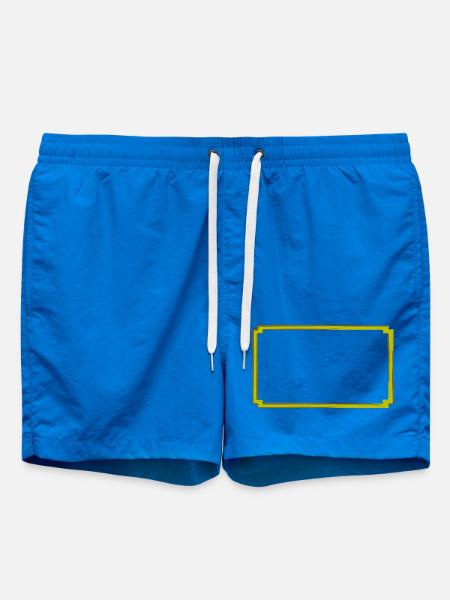 yellow-grey frame - Swim Trunks - cobalt blue