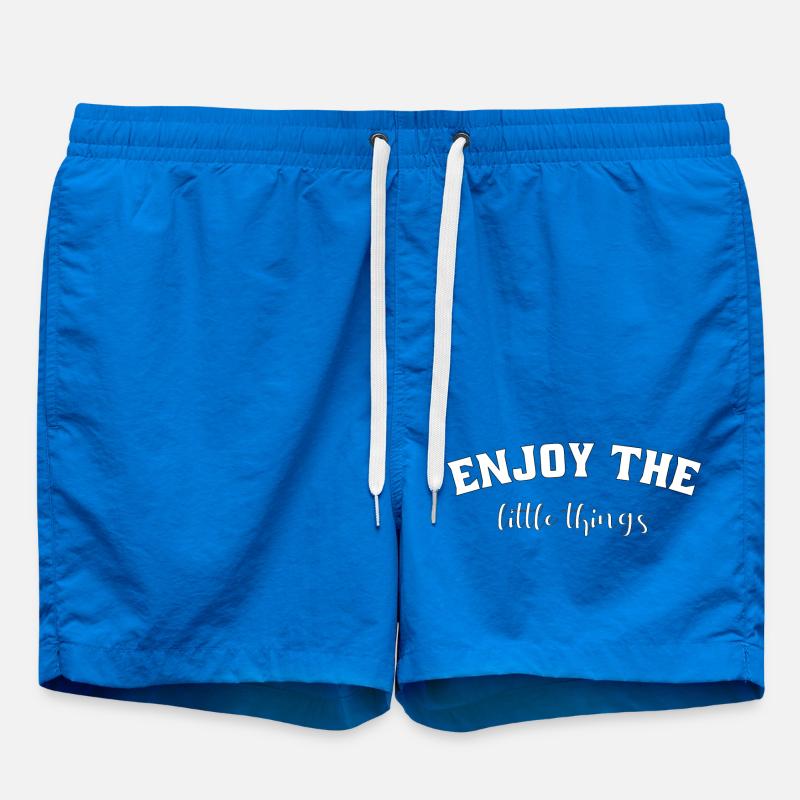 enjoy the little things - Swim Trunks - cobalt blue