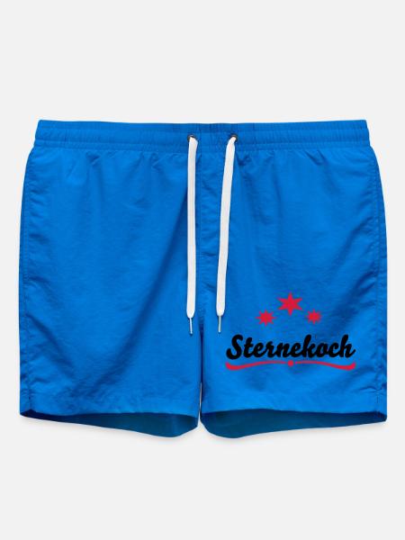 Cooking Apron Star Chef - Swim Trunks - cobalt blue