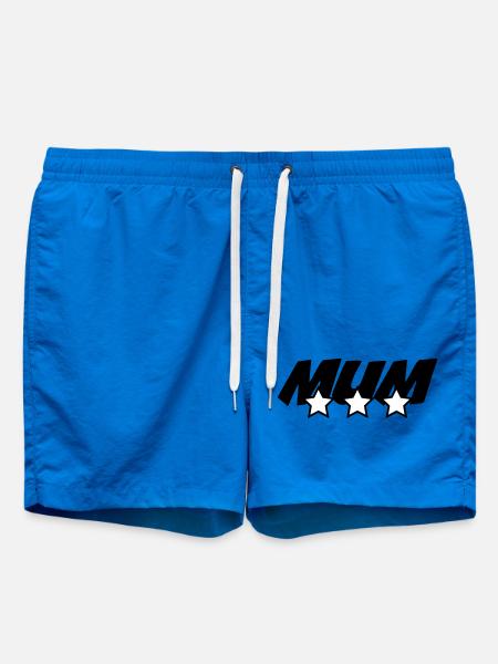 Beste Mama - Muttertag - Badeshorts - Cobalt blue