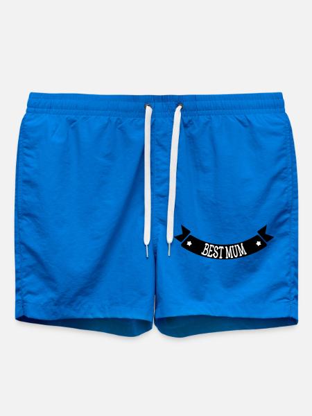 Best Mom - Mother's Day - Swim Trunks - cobalt blue
