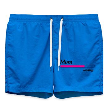 Maman loading... Please Wait - Future Mère - Short de bain - cobalt blue - Devant