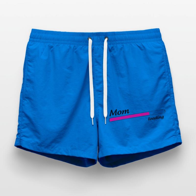 Maman loading... Please Wait - Future Mère Short de bain