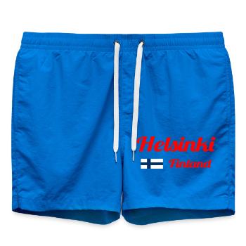 Helsinki Finnland - Stylische Drucke - Badeshorts - Cobalt blue - Vorne