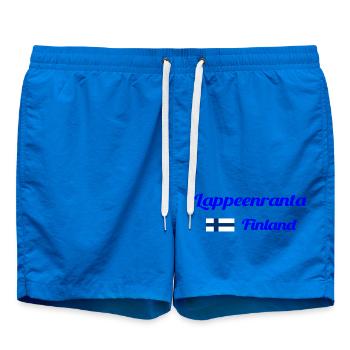 Lappeenranta, Finland- Stylish prints - Swim Trunks - cobalt blue - Front