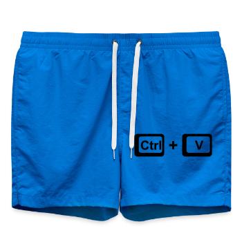 CTRL + V / Kinder Geschenk zu Vatertag / Muttertag - Badeshorts - Cobalt blue - Vorne