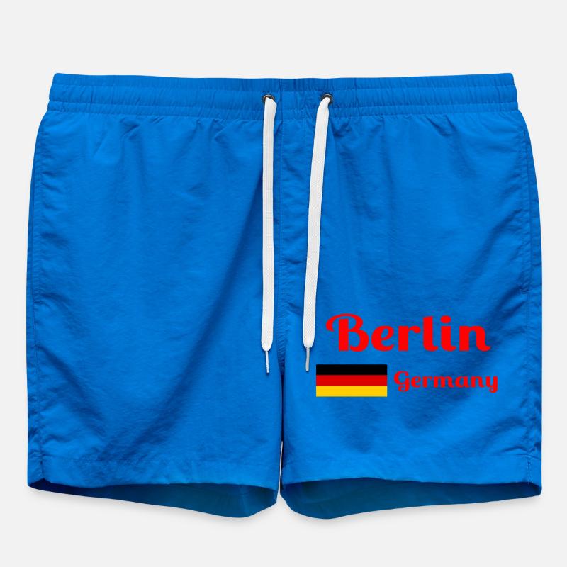 Berlin, Allemagne- Imprimés élégants - Short de bain - cobalt blue
