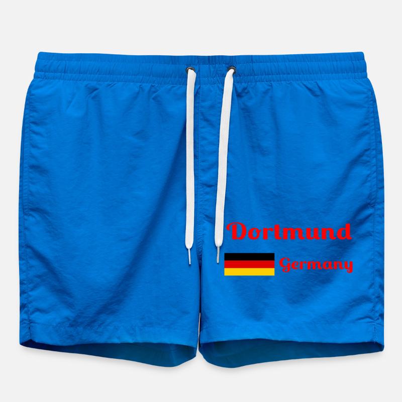 Dortmund, Allemagne - Imprimés élégants - Short de bain - cobalt blue