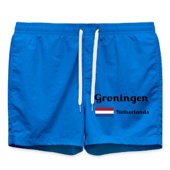 Groningen Niederlande - Stilvolle Drucke - Badeshorts - Cobalt blue - Vorne