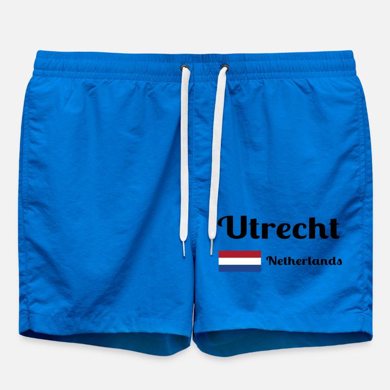 Utrecht, Pays-Bas - Imprimés élégants - Short de bain - cobalt blue