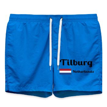 Tilburg, Netherlands- Stylish prints - Swim Trunks - cobalt blue - Front