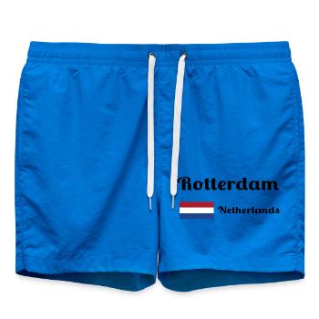 Rotterdam Netherlands- Stylish prints - Swim Trunks - cobalt blue - Front