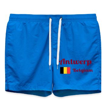 Antwerpen, Belgien - Stilvolle Drucke - Badeshorts - Cobalt blue - Vorne