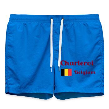 Charleroi Belgique - Imprimés stylés - Short de bain - cobalt blue - Devant