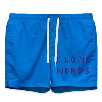 J’adore les nerds - Short de bain - cobalt blue - Devant