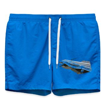 Bridge collapse - Swim Trunks - cobalt blue - Front