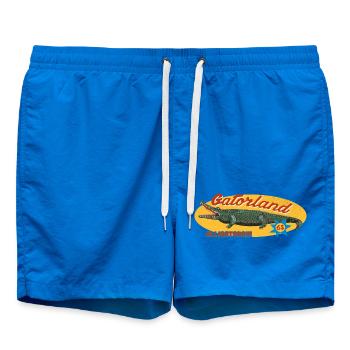 Gatorland – Attraction touristique rétro alligator - Short de bain - cobalt blue - Devant