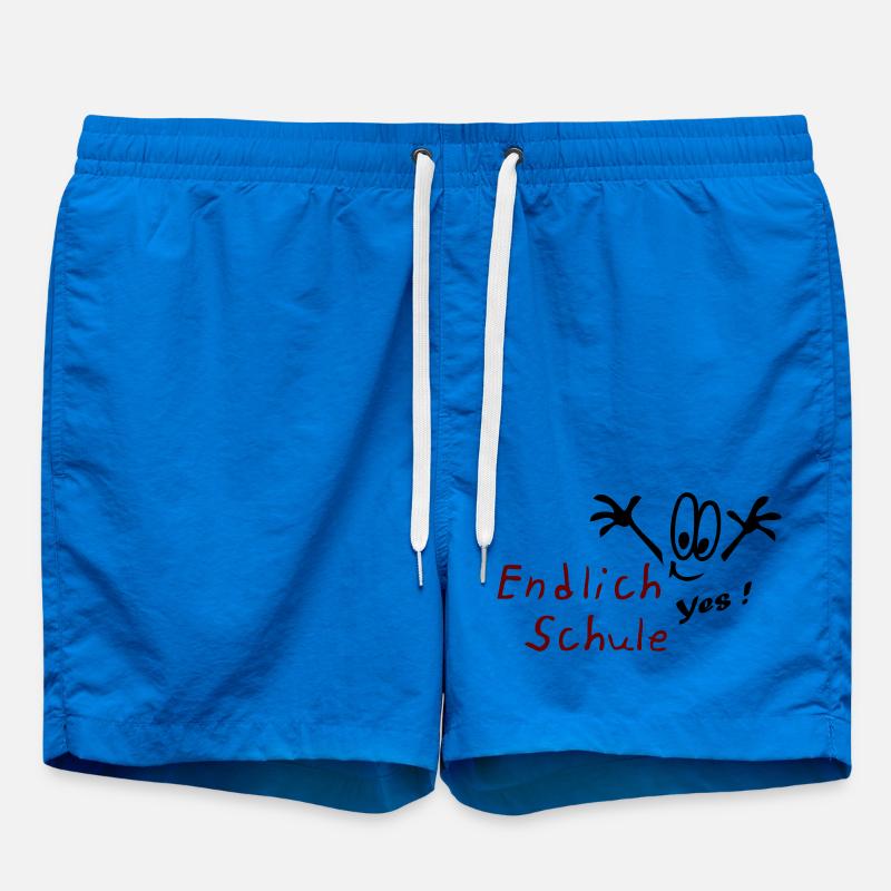 School yes - Swim Trunks - cobalt blue