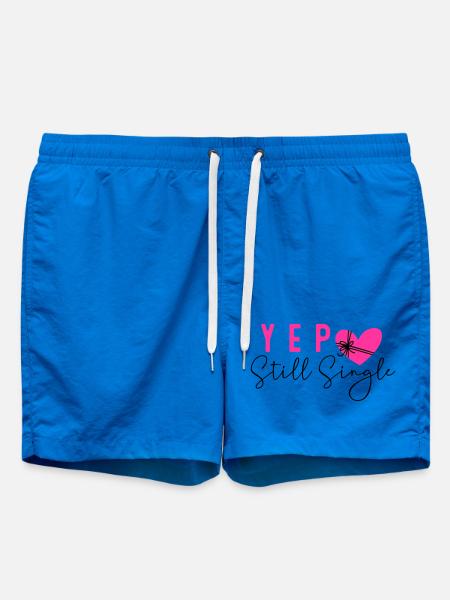 Still Single - Swim Trunks - cobalt blue