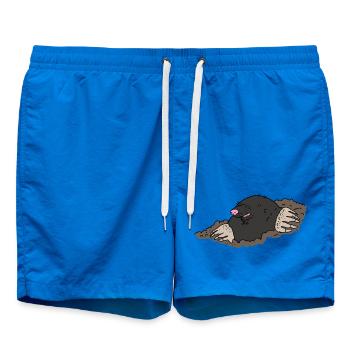 Taupe - Short de bain - cobalt blue - Devant - AI Model Male 185 light (185cm)