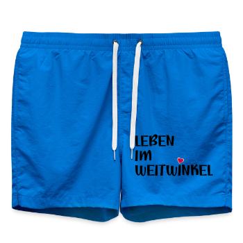 LEBEN IM WEITWINKEL - SOLIDARITAET - Badeshorts - Cobalt blue - Vorne