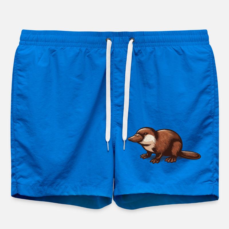 Platypus - Swim Trunks - cobalt blue