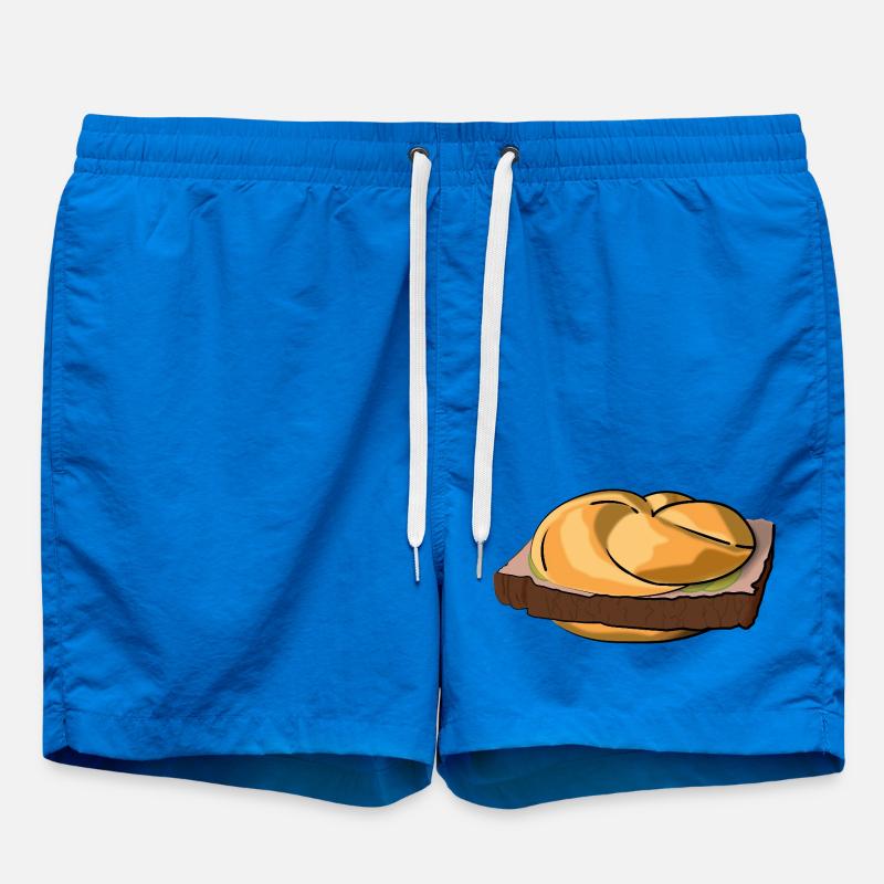 Leberkässemmel mit extra Style. - Badeshorts - Cobalt blue