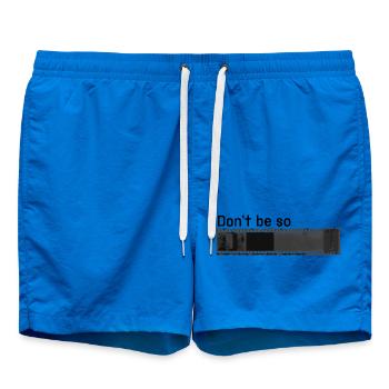 don´t be so negativ - Badeshorts - Cobalt blue - Vorne