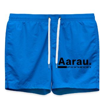Aarau Koordinaten Aargau Aarauer Aarauerin - Badeshorts - Cobalt blue - Vorne