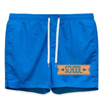 old school - Short de bain - cobalt blue - Devant