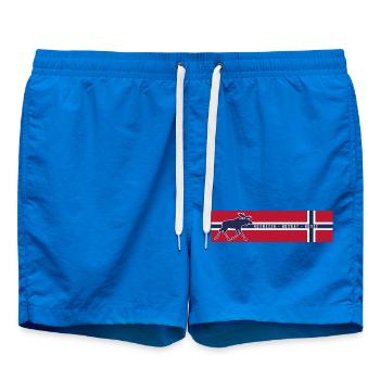 Norvège - Norvège - Norvège - Drapeau - Orignal gauche - Short de bain - cobalt blue - Devant